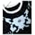 Autre Marque Tinsel-Pullover mit Spike-Nieten We11done Space Invader Schwarz Blau - Ansicht 3