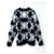 Autre Marque Tinsel-Pullover mit Spike-Nieten We11done Space Invader Schwarz Blau - Ansicht 4