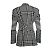 Schwarz-weißer karierten Blazer von Burberry - Ansicht 3