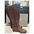 Autre Marque Bottes d'équitation Heyraud en cuir marron - vue 2