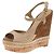 Marmont Suede-Espadrilles mit Microguccissima-Muster von Gucci Beige