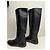 Marmont Botas negras de cuero hasta la rodilla Gucci Negro - vista 3
