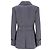Timeless Chanel Double-Breasted Jacket in Grey Wool Black - view 3
