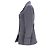 Timeless Chanel Double-Breasted Jacket in Grey Wool Black - view 7