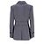 Timeless Chanel Double-Breasted Jacket in Grey Wool Black - view 8