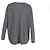 Suéter oversized de cuello en V de lana gris de Prada - vista 6