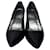 Décolleté a punta Stuart Weitzman in raso nero - vista 2
