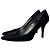 Décolleté a punta Stuart Weitzman in raso nero - vista 4