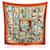 Hermès Hermes Paris Silk Scarf Les Petits Métiers de Paris 2006 Petrossian Orange  ref.1715935