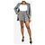 Isabel Marant Falda mini de cuadros grises - talla UK 12 - vista 2