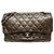 Borsa a spalla Chanel Coco Mark Matelassé con catena Marrone