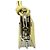 Fendi Strap Pico Peekaboo Charm in pelle gialla Giallo - vista 8