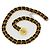 Chanel-Medaillon und doppelte Lederketten-Gürtel Gold hardware