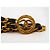 Chanel-Medaillon und doppelte Lederketten-Gürtel Gold hardware - Ansicht 5