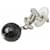 Orecchini Chanel CC Mark Swing perle e strass Nero Argento  - vista 3