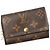 Portachiavi Monogram Louis Vuitton Marrone - vista 3