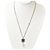 Collana Chanel in gunmetal nero con motivo di perle Metallico - vista 3