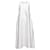 Autre Marque Melitta Baumeister Silk Cotton Bow Back Midi Tent Dress White Cream  ref.1717288