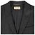 Saint Laurent Pinstripe Single-Breasted Blazer with Pockets in Black Wool - view 4