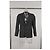 Saint Laurent Pinstripe Single-Breasted Blazer with Pockets in Black Wool - view 6