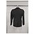 Saint Laurent Pinstripe Single-Breasted Blazer with Pockets in Black Wool - view 8