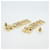 Orecchini in strass Chanel COCO MARK BOY D'oro - vista 4