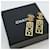 Orecchini in strass Chanel COCO MARK BOY D'oro - vista 7