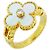 Anello in oro giallo 18K con diamanti Van Cleef & Arpels