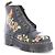 Dr. Martens Lederstiefel Blumenmuster Mehrfarben - vista 2