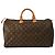 Borsa Boston Speedy 40 Louis Vuitton Marrone Monogramma