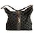 Marmont Borsa a spalla Gucci Jackie in suede Guccissima nera Nero