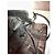 Marmont Borsa a spalla Gucci Jackie in suede Guccissima nera Nero - vista 7