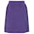 Falda de algodón morado reciclada de Chanel Púrpura - vista 2