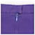 Falda de algodón morado reciclada de Chanel Púrpura - vista 4