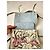 Borsa a flap in pelle stampata Etiquette Edizione Limitata Prada x James Jean Beige - vista 3