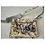 Borsa a flap in pelle stampata Etiquette Edizione Limitata Prada x James Jean Beige - vista 6
