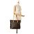 Borsa tote Cabas Mezzo in monogramma Louis Vuitton marrone - vista 8