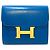 Constance Hermès HERMES Purses, wallets & cases T.  Leather Blue