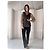 No Name Cocoa Leder Zip-Weste - Ansicht 11