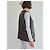 No Name Cocoa Leder Zip-Weste - Ansicht 4