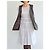 No Name Cocoa Leder Zip-Weste - Ansicht 7