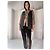 No Name Cocoa Leder Zip-Weste - Ansicht 9