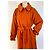 No Name Abrigo trench oversized naranja quemado - vista 15