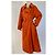No Name Abrigo trench oversized naranja quemado - vista 16