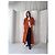 No Name Abrigo trench oversized naranja quemado - vista 2