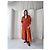 No Name Abrigo trench oversized naranja quemado - vista 4