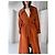 No Name Abrigo trench oversized naranja quemado - vista 5