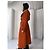 No Name Abrigo trench oversized naranja quemado - vista 6