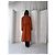 No Name Abrigo trench oversized naranja quemado - vista 7