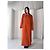 No Name Abrigo trench oversized naranja quemado - vista 8